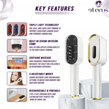 Multi-Functional 3-in-1 Scalp Massager and Oil Applicator Brush