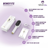 Multi-Functional 3-in-1 Scalp Massager and Oil Applicator Brush